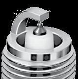 Platinum alloy Grooving is done at 90 for the center electrode and thus sparks are easily discharged.