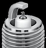 enhanced. Therefore, it is effective during engine start-up, idling and acceleration. Platinum alloy or Iridium alloy are used in the center electrode.