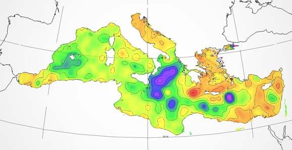 Πηγή: Χατζηκυριάκου, 2014 Από την Εικόνα 5 δίνεται η δυνατότητα να εξαχθούν ακριβή συμπεράσματα για τις γενικές τάσεις των ανωμαλιών του επιπέδου της θάλασσας.