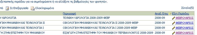 α. Προσοχή!!! Σε αυτή τη σελίδα δεν λειτουργεί η εξαγωγή σε excel ούτε και η εκτύπωση!