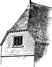 crowstep gable, curvilinear gable, Dutch