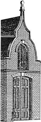 parapet gable, segmental gable, stepped