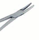 Mayo-Hegar, cu inserții de tungsten carbid, curb, 20 cm Port-ac