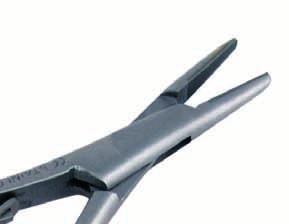 cu inserții de tungsten carbid, dreaptă, 15 cm Port-ac Olsen hegar, cu