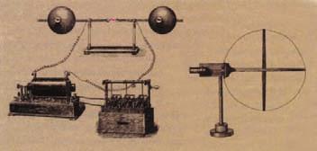 gadā vācu fiziķis Heinrihs Hercs Karlsrūes Tehniskajā augstskolā sāka eksperimentēt ar elektromagnētiskās indukcijas spolēm, ar kurām viņam izdevās īpašā dzirksteļspraugā radīt ātras elektriskā un