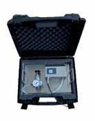 0,3 μm, inclusiv regulator de presiune si certificat calibrare Solutie portabila cu numarator de particule PC 400 si DS 500 mobile Numaratorul de particule este fixat pe o placa de montaj cu