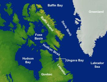 8. Στενό του Χάντσον (Hudson) 2.5.6. Northwest Passage Πρόκειται για ένα θαλάσσιο φυσικό πέρασµα που ενώνει τον Ατλαντικό µε τον Ειρηνικό Ωκεανό δια µέσου του Καναδικού Αρκτικού Αρχιπελάγους.