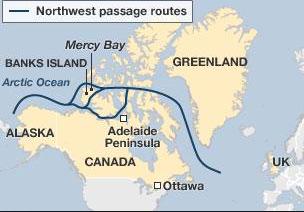 ευκολότερη διέλευση µέσω του Northwest Passage και εξοικονόµηση 4.000 χλµ (2.500 ν.µ.) στα πλοία που µε αφετηρία την Ευρώπη θα θέλουν να προσεγγίσουν στα λιµάνια της Ανατολικής Ασίας 20.