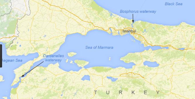 ΚΕΦΑΛΑΙΟ 3ο Η ΠΕΡΙΠΤΩΣΗ ΤΩΝ ΤΟΥΡΚΙΚΩΝ ΣΤΕΝΩΝ: ΓΕΩΠΟΛΙΤΙΚΟΙ ΑΝΤΑΓΩΝΙΣΜΟΙ ΚΑΙ ΙΕΘΝΗΣ ΝΑΥΣΙΠΛΟΪΑ 3.1. Ιστορικό πλαίσιο - Μυθολογικά και ιστορικά στοιχεία / ονοµατολογία 16.