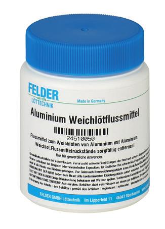 3.1.1.C (F-SW 21) Dimensiuni 24400135 1 Buc Bară Bară 20 x 140 mm Flux decapant aliaj moale de lipit pe bază de aluminiu Flux decapant pentru lipirea moale a aluminiului și aliajelor pe bază de
