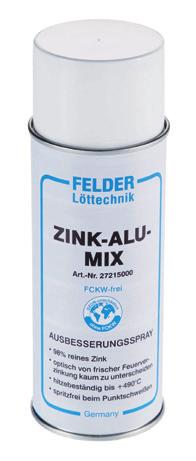 , îmbinări prin lipire moale şi suduri) 27215000 12 Buc Spray mixt de zinc/aluminiu Strat de protecţie din praf microfin de zinc 27212000 12 Buc Spray pentru oţel