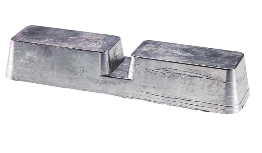 Aliaje moi de lipit pe bază de aluminiu / aliaje pentru lagăre / vată de plumb Aliaj pentru lipire moale pe bază de aluminiu Aliaj cositor de zinc pentru sudură prin frecare Bară triunghiulară de 400