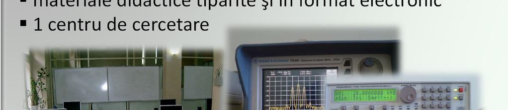 Baza materială 12 laboratoare de specialitate, dotate cu tehnică de