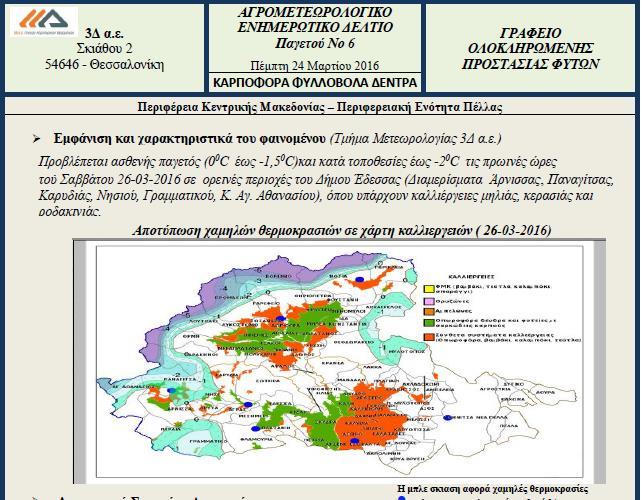 Αντιμετώπιση Παγετού