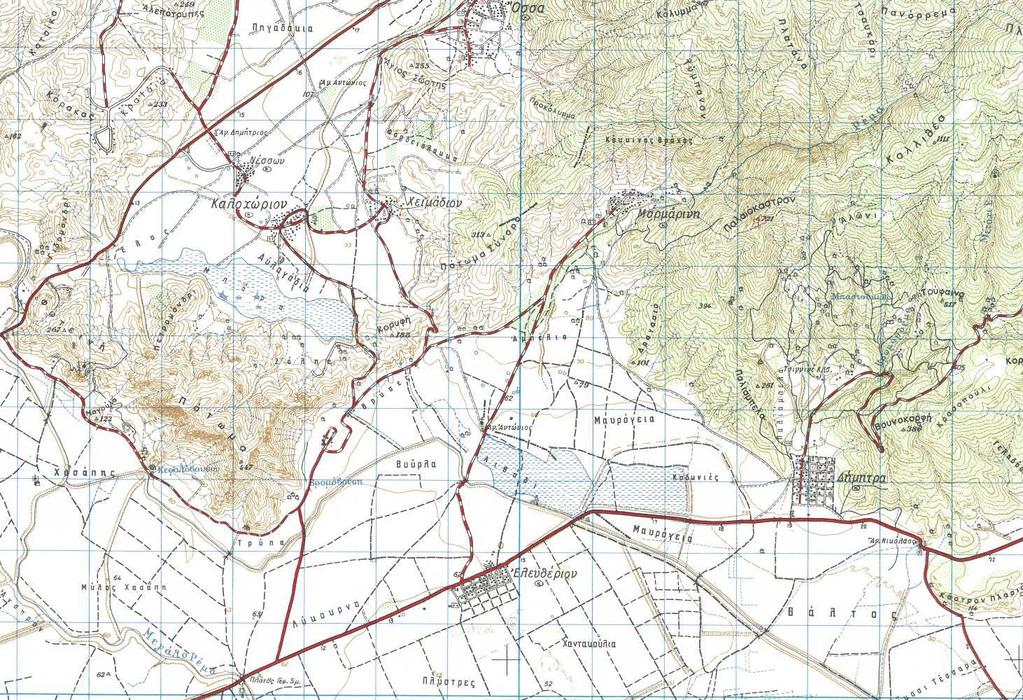 21 d eau de quelque importance dans le secteur, qui ne coule pas très loin de Marmarini et qui pourrait parfaitement être lié au récit de l arrivée de la déesse depuis la mer où il se jette.