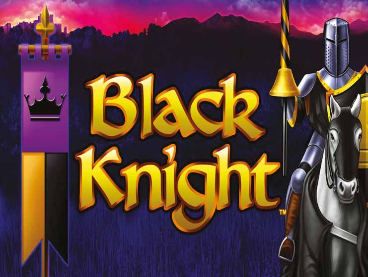 4.1.1 BLACK KNIGHT / ΠΕΡΙΓΡΑΦΗ (Version DCD6-000-1024 V1024 / HGCVLTG-00346-00) To Black Knight είναι ένα παιχνίδι με 5 τροχούς και 5 νικητήριες