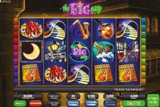 2.4.7 THE BIG EASY / ΤΡΙΠΛΑΣΙΑΣΜΟΣ Εμφάνιση Τριπλασιασμού στην οθόνη Παιγνιομηχανήματος Το κουμπί Τριπλασιασμού εμφανίζεται μόνο όταν προκύψει νίκη.