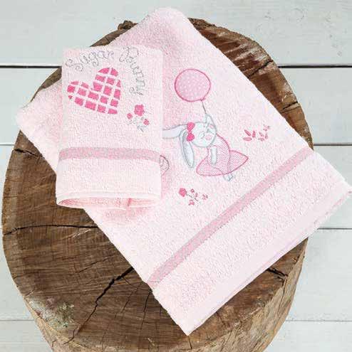 Sugar Bunny 100% Cotton Σετ σεντόνια