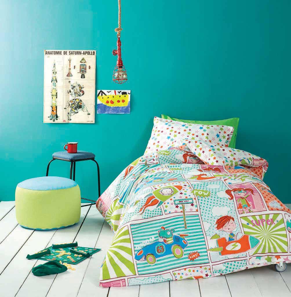 Σελ.136 Pouf Blue/Green Σελ.