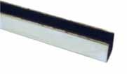 Ανοξείδωτο Π για Γυαλί Πάχος γυαλιού: 8mm-20mm Μήκος: 3000mm Stainless Steel Profile Π for Glass
