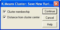 Prin Analize Classify K-Means Cluster se deschide dialogul În lista Variables se vor trece variabilele în funcţie de care se face clasificarea.