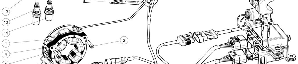 CAUTION! USE GENERATOR COILS WITH REGULATOR ONLY.