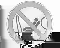 56 Καθίσματα, προσκέφαλα ET: ÄRGE kasutage tahapoole suunatud lapseturvaistet istmel, mille ees on AKTIIVSE TURVAPADJAGA kaitstud iste, sest see võib põhjustada LAPSE SURMA või TÕSISE VIGASTUSE.