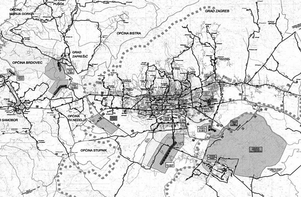 Stranica 30 Glasnik Zagrebačke županije Broj 26/07 uz izvorišta koja se nalaze u savskoj dolini, a koja se danas najvećim dijelom i koriste za podmirenje potreba gravitirajućih korisnika.