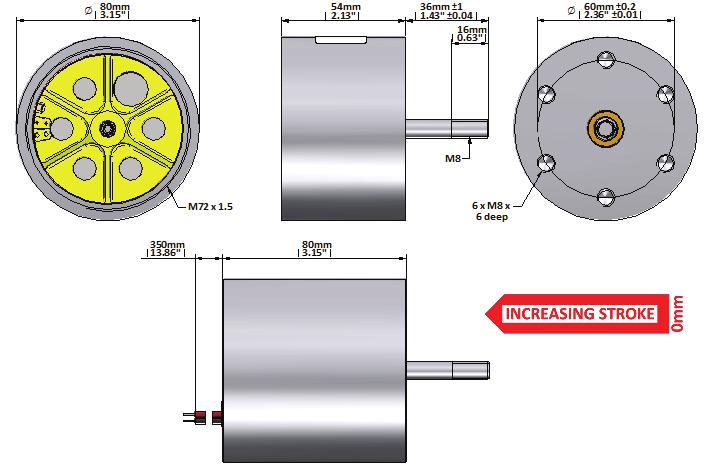 P 1 is the continuous (1% ED) excitation power at mounted to a massive heatsink at 2 C VM8xx 63 VM8xx 4 VM8xx 25 GEEPLUS VM854 & VM88 P 1 5 W VM854 1.7kg / VM88 2kg T max 13 C Coil Mass 15 g R 2 2.