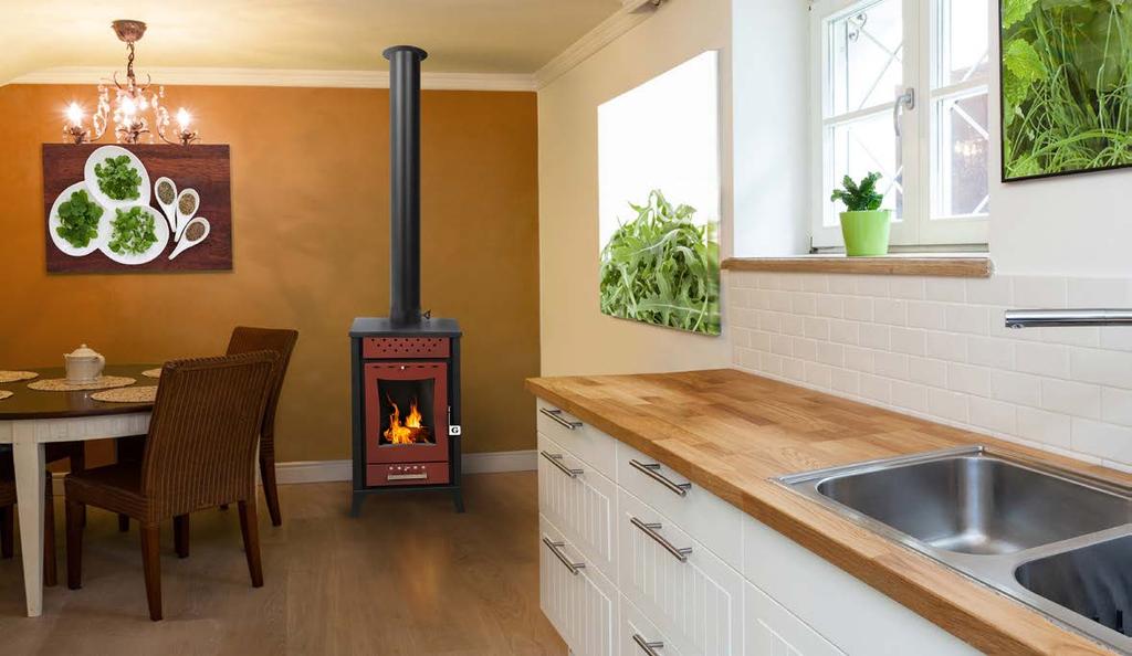 WOOD BURNING STOVES ΣΟΜΠΕΣ ΞΥΛΟΥ Aesthetic quality, excellent efficiency and classic design are some of the characteristics of MG 300.