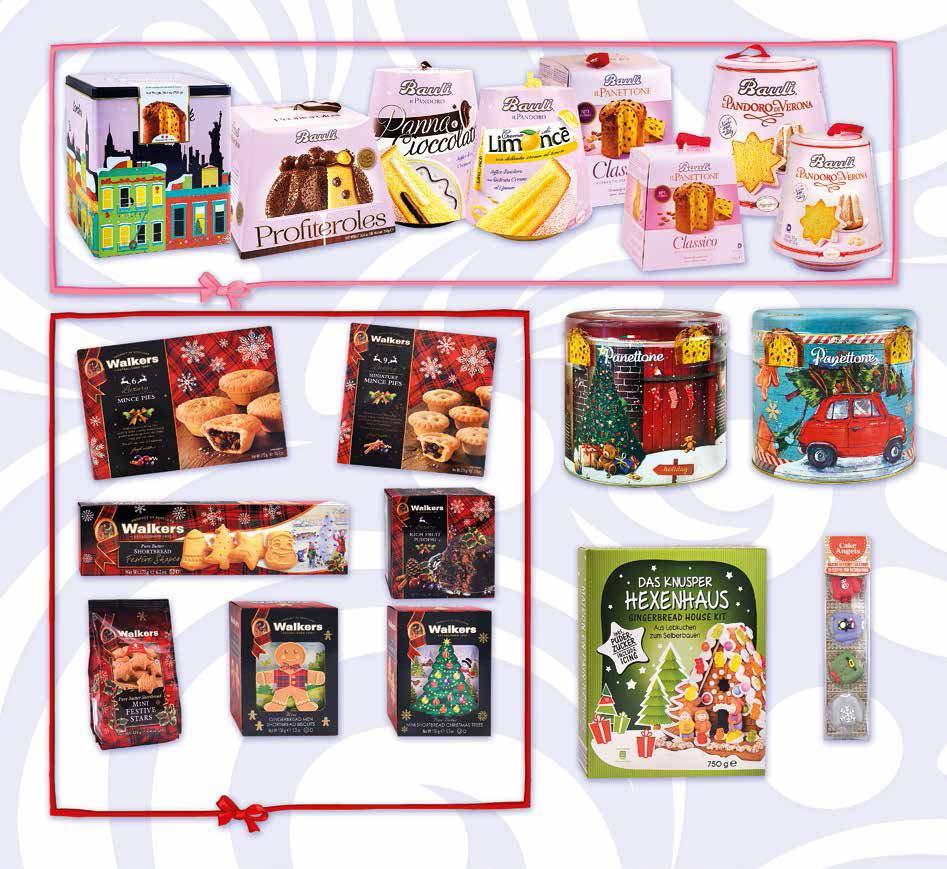 Bauli Panettone & Pandoro Ιταλικά Panettone σε μεταλλικό κουτί 1000gr Italian Panettone in tin 1000gr 2 Πουτίγκα φρούτων, τάρτες με γέμιση αποξηραμένων φρούτων και μπισκότα