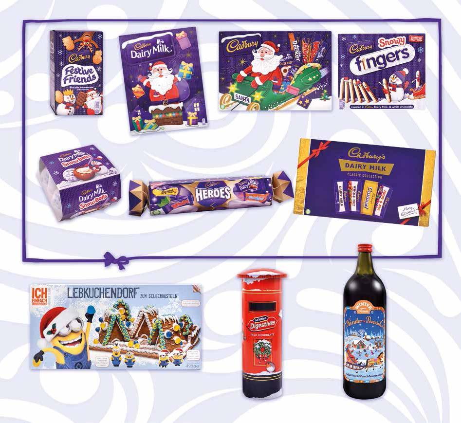 Μπισκότα Cadbury festive friends με σοκολάτα 150gr Cadbury festive friends biscuits half covered with milk chocolate 150gr Σοκολατένιο ημερολόγιο Dairy Milk Cadbury 90gr Cadbury Dairy Milk advent