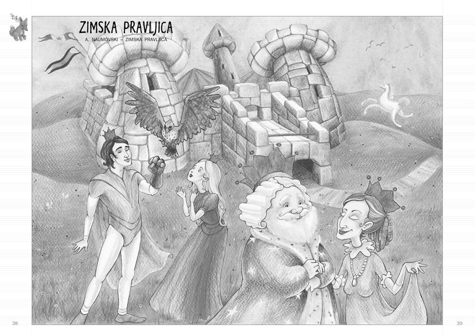 ZIMSKA PRAVLJICA Posluπajmo skladbo za orkester: A. NAUMOVSKI ZIMSKA PRAVLJICA CILJI: Sposobnost væivljanja v glasbene vsebine; likovno ustvarjanje; skupinsko delo.