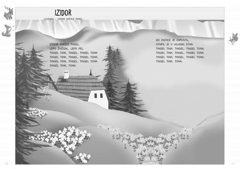 IZIDOR OV»ICE PASEL NauËimo se novo pesmico: LJUDSKA IZIDOR OV»ICE PASEL CILJI: Posluπanje, spoznavanje in izvajanje nove pesmice; vokalno-inπtrumentalno izvajanje pesmi; uporaba lastnih zvoëil;