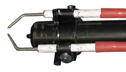 electrodes support (E); 7 remove the electrodes and replace them paying