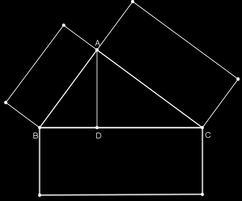 2 Уопштење Питагорине теореме Ученици углавном Питагорину теорему везују само за квадрате који су конструисани над катетама и хипотенузом правоуглог троугла.