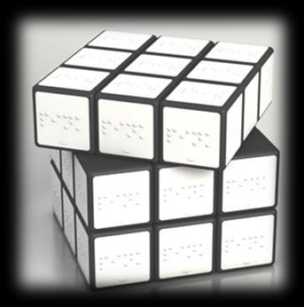 Коцка је састављена од 54 мањих пластичних квадрата који се врте око средишњег језгра.