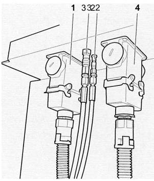 2.2. ELEKTRINĖS / ELEKTRONINĖS DALIES MONTAVIMO BRĖŽINIŲ PAVYZDŽIAI Elektros jungčių prijungimas: Prijunkite jungtį, skirtą pavaros mechanizmo prijungimui.