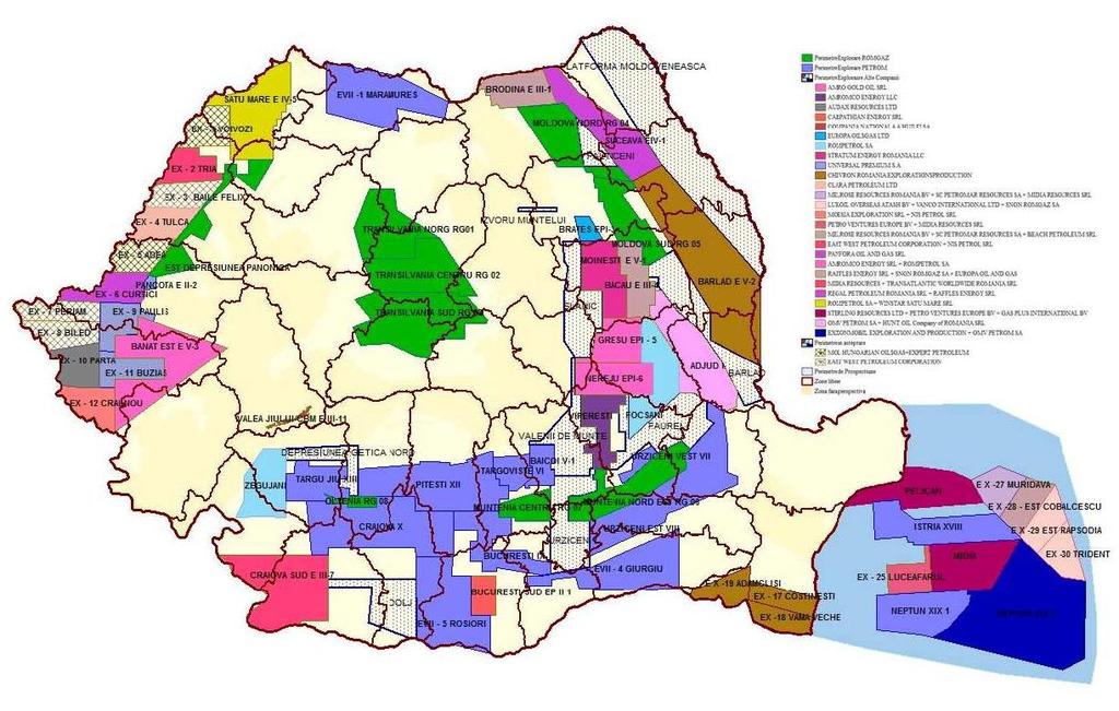 42 Strategia de Dezvoltare Teritorială a României Studiul 10 Legenda Harta 10.3.