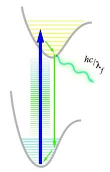 Pojav fluorescence Absorbcijski in emisijski