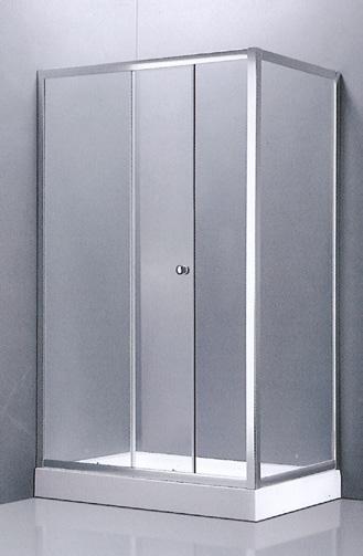 ADRIA tuš kabina pravokutna kaljeno sigurnosno 5 mm profil aluminij sjajni krom nehrđajuća ručka vrata s magnetskom brtvom - visina 1850 mm W W min/max L L min/max ulaz
