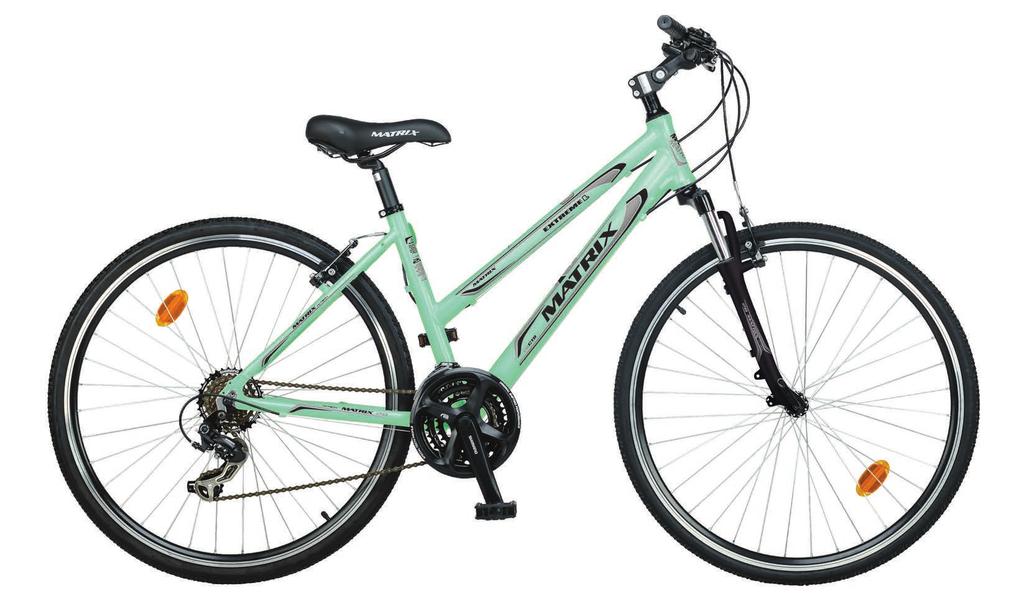 TREKKING 28 EXTREME Lady 21-Speed aaluminium 6061 f ZOOM 700C 60mm n Aluminium V-brake A Shimano MF