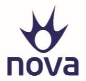 Τιμοκατάλογοσ υπηρεςιϊν Nova3play SAT Υπηρεςία Nova3play SAT Μηνιαίο πάγιο 43,24 Ποςό που αντιςτοιχεί ςτθν Nova 32,44 Ποςό που αντιςτοιχεί ςε τζλθ 10,80 Τζλοσ ενεργοποίηςησ (εφάπαξ) 137,51 105,75
