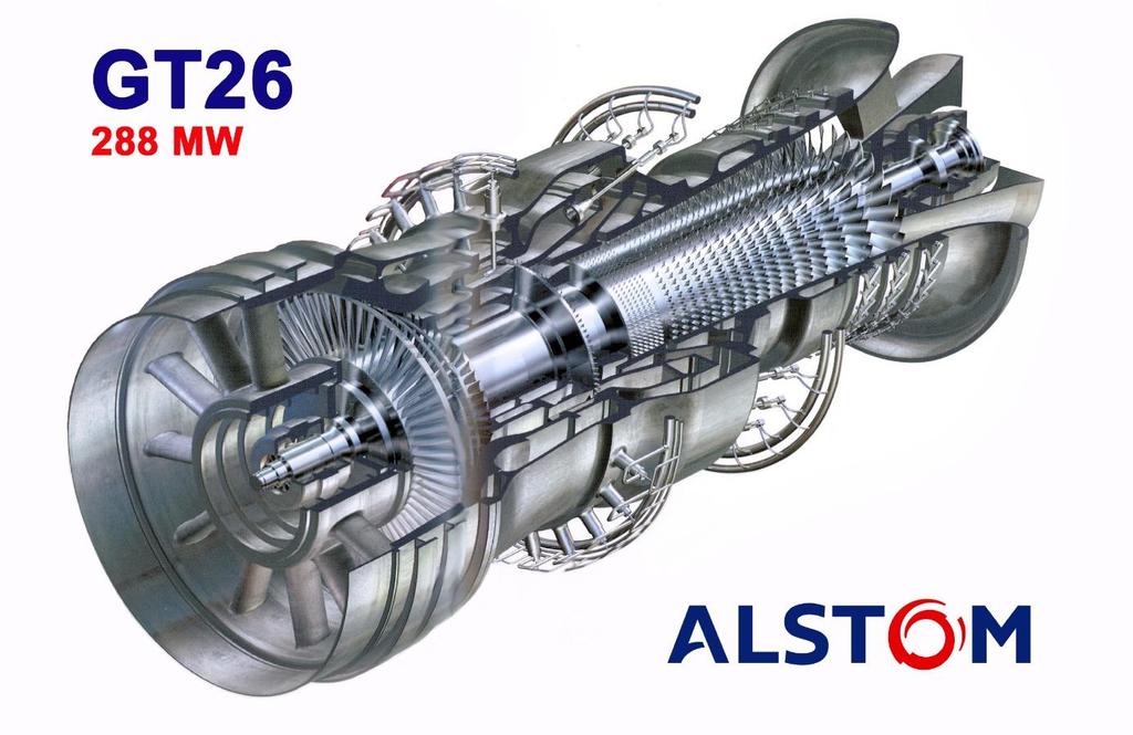 Slika 13. Plinska turbina GT 26 proizvođaća Alstom [4]