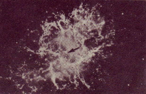 Fig.8. Mjegullnaja gaforroide në yjësinë e demit mbetje e shpërthimit të yllit super të ri vrojtuar në vitin 1054.