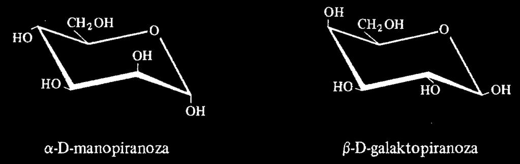 stolice β-d-glukopiranoze najrasprostranjenija Stabilni