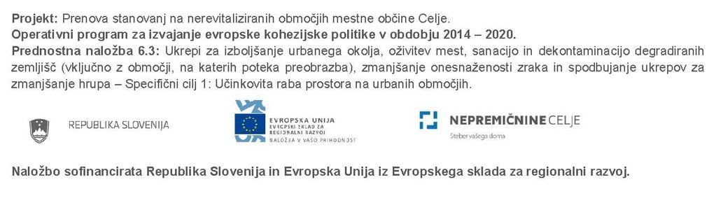 19 na naslovu Na okopih 2d v Celju Lokacija: Na okopih 2d, 3000 Celje Oznaka nepremičnine: 1077-1468-19 Etaža: podstrešje Dvigalo: ne Leto izgradnje: 1800 / prenova 1987 Zasedenost nepremičnine: