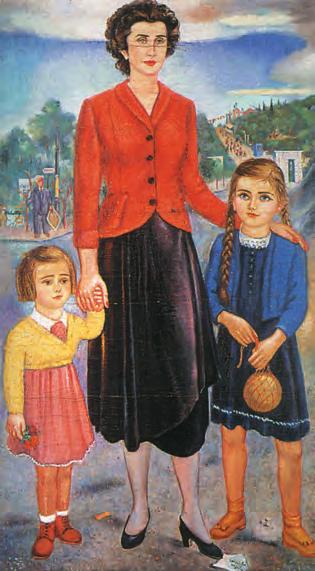Σικελιώτης Μάνα με παιδιά Σ. Βασιλείου Η οικογένεια 2.