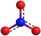 Spre exemplu, deşi în cazul anionului azotat se pot scrie trei structuri de rezonanţă, fiecare dintre acestea posedă trei zone de concentraţie crescută a electronilor în jurul atomului central N.