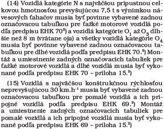 Povinná výbava